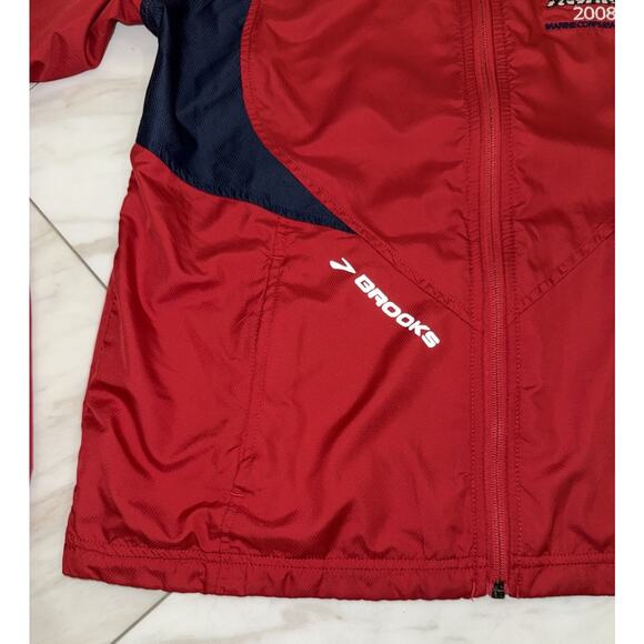 Brooks Vintage 2008 Women’s Size Small Track Jacket MCM Marine Corps Marathon - Picture 2 of 9